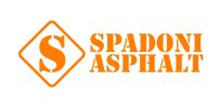 Logo of Spadoni Asphalt company.
