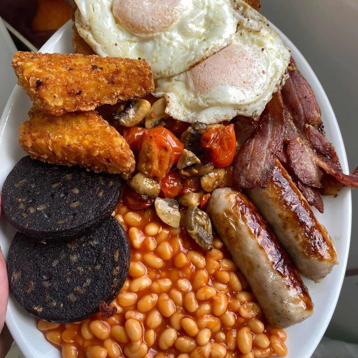 The delicious big breakfast!