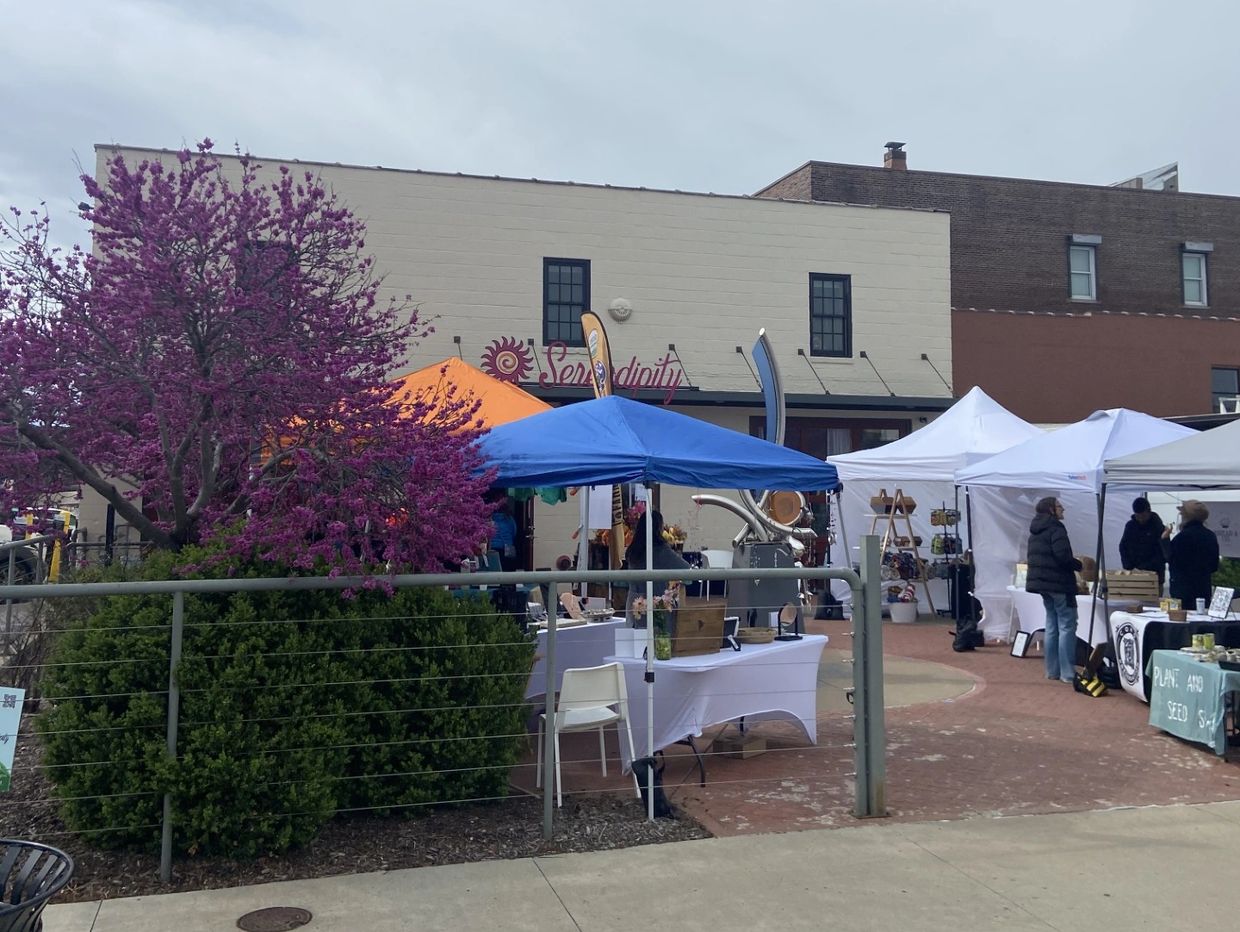Market vendors at Serendipity