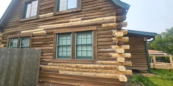 Full log replacement is sometimes necessary depending on the severity of the problem.