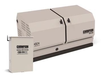 A generator with a white colour body And a box