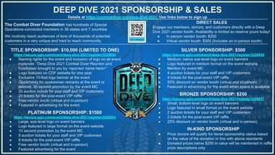 Miami Dolphins Tickets (CLUB LEVEL) - Deep Dive 2021 Combat Diver Reunion