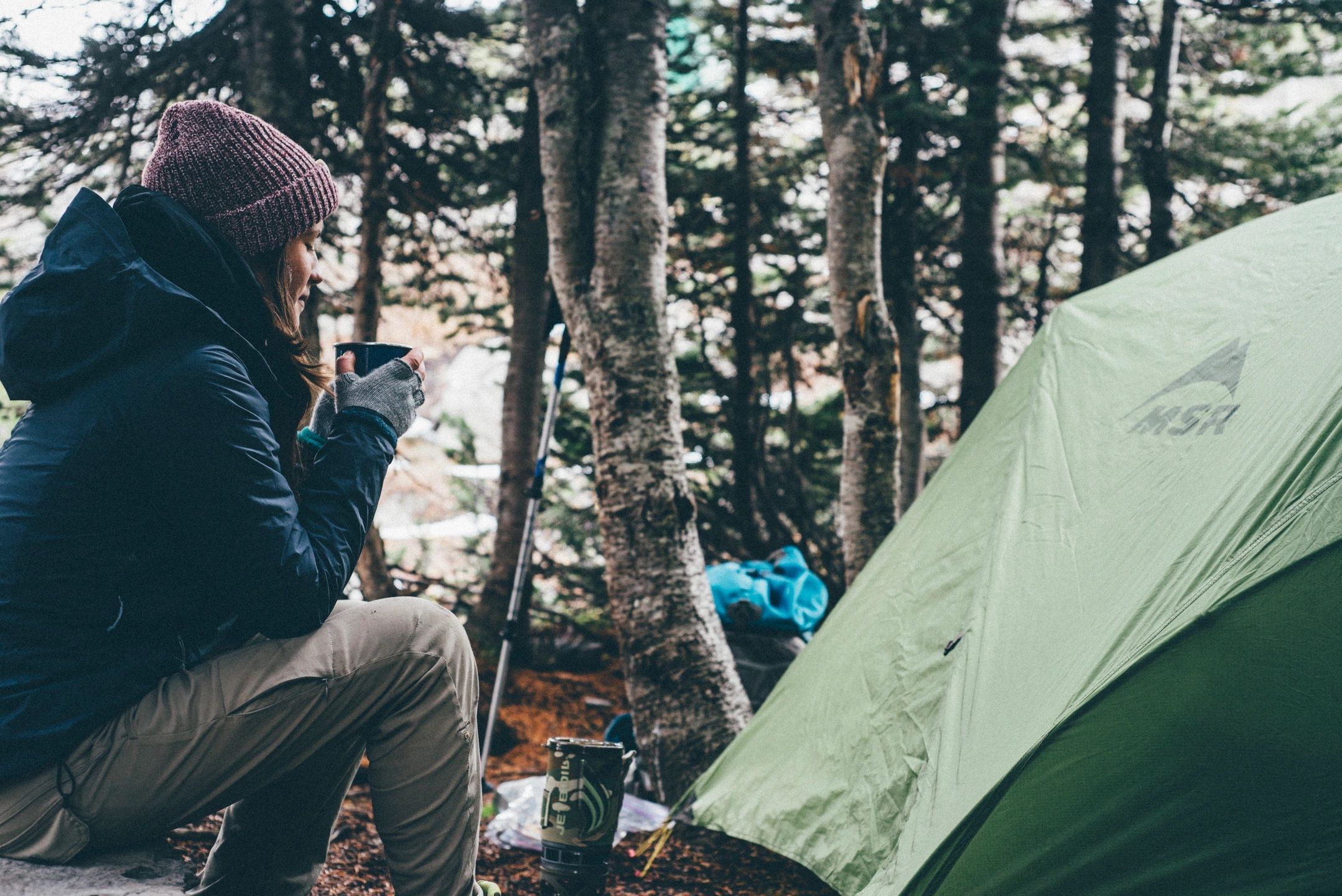 tent, camping, cold morning