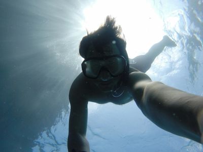 hookah diver diving