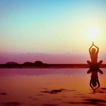 yoga on the beach