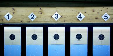 Group of shooting targets.