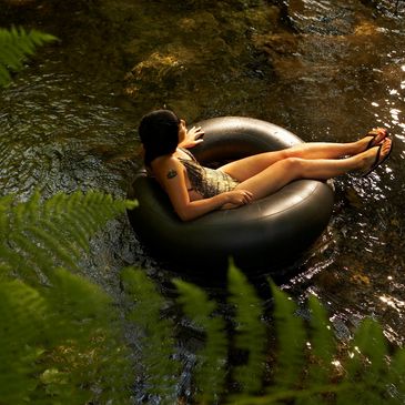 Leisurely Tubing in the Mopan river