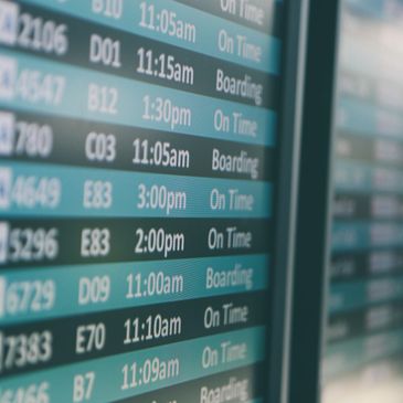 boarding times and flight schedule 