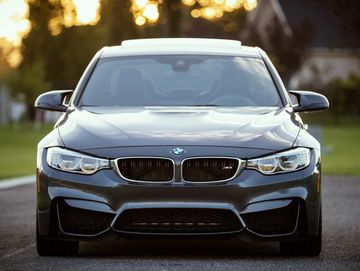 A freshly detailed BMW M3