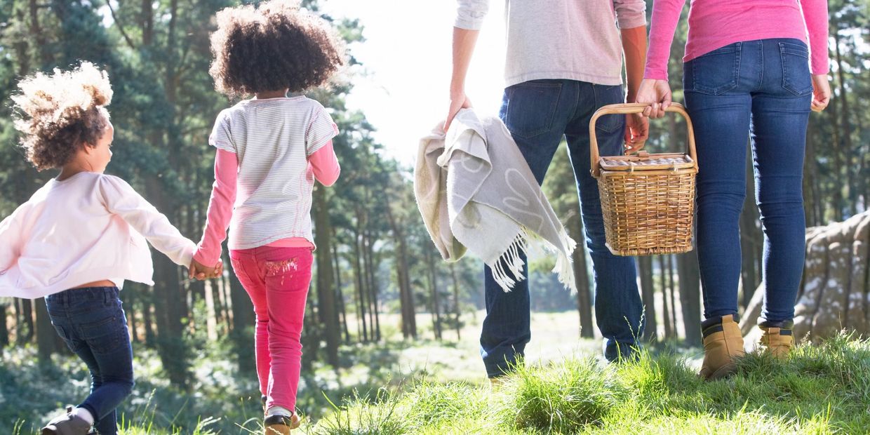 Family in nature