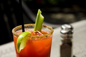 Bloody Mary on a table