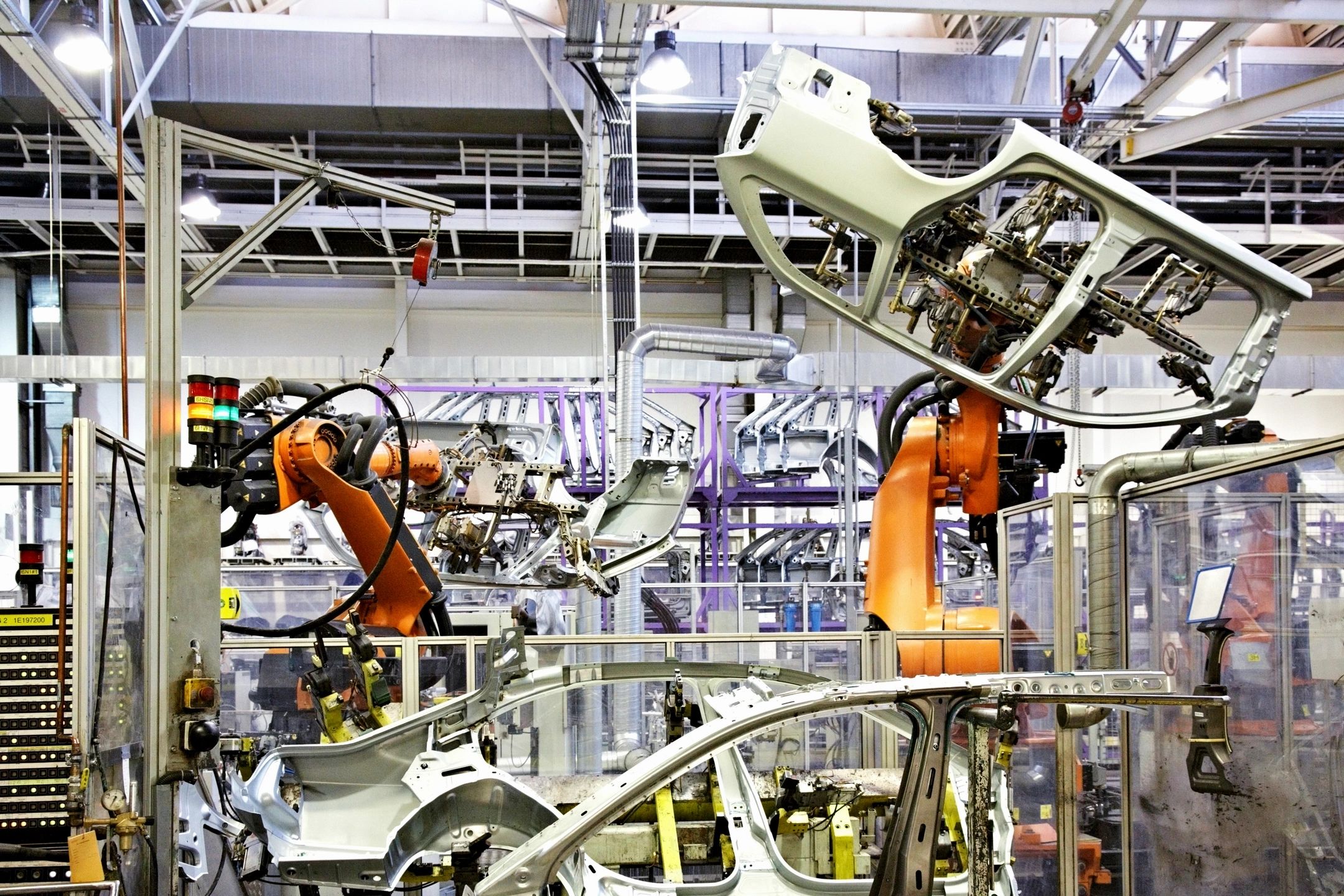 Robotic manufacturing process