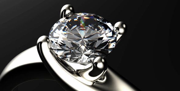 Image of engagement ring designed in CAD.
