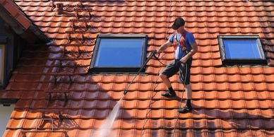 Power Washing Roof