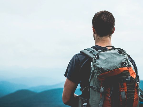 Heading out on a trek in the wilderness