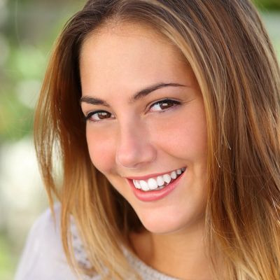 woman smiling 