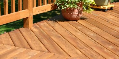 Power Washing Deck