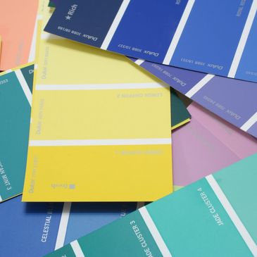 Colour chart used in corporate design