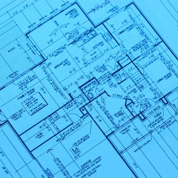 House plans. Building. Construction. Blueprints. 