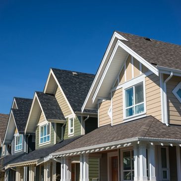 Re-Roofed Multi Family Townhomes - Insurance Claim from Hail/Wind Damage