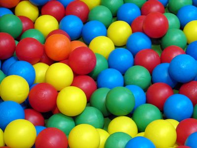 Balls in a ball pit