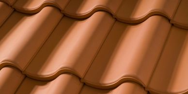 Tile roof done by licensed roofing contractor in Texas.