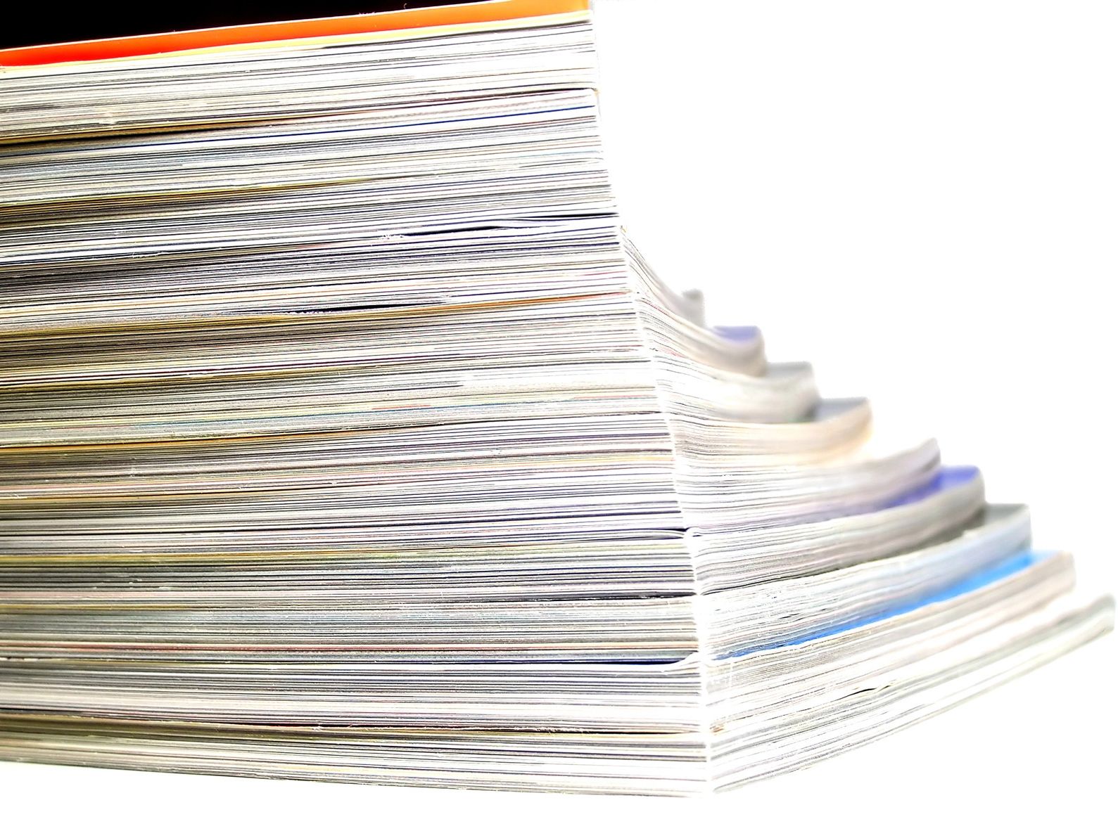 large stack of paperwork