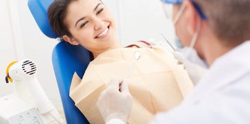 Patient and dentist