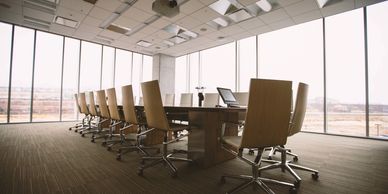 empty conference room