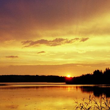 A beautiful Sunset view and water 