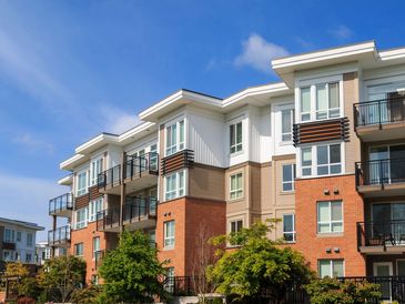 Apartment building exterior