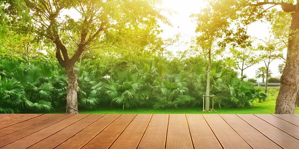 Clean wooden flooring