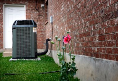 air conditioner outside a home