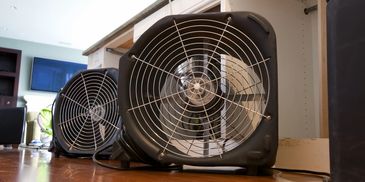 air mover drying water damage