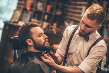 Beard trimming and styling is our passion. Straight shave, hot shave, beard lineup