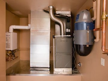 HVAC closet