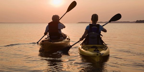 Conveniently launch your kayaks. 