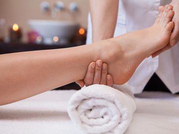 Peppermint foot treatments help reduce swelling and bring blood circulation back to your body 