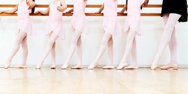 Dancers at the barre