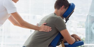 Chair Massage, Back massage