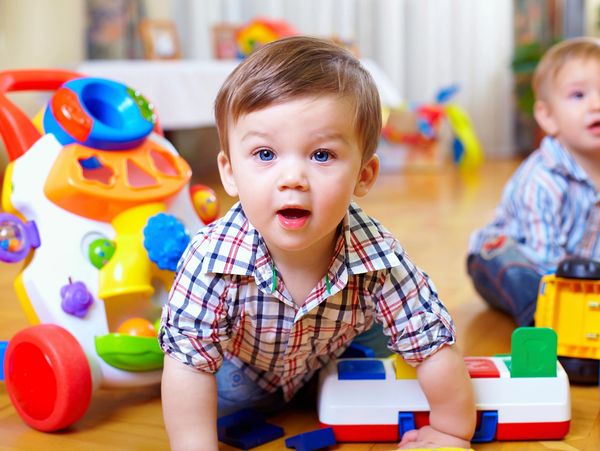 Toddler at daycare