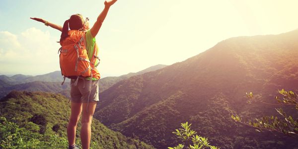 greater noida girls hostel student on a mountain trekking