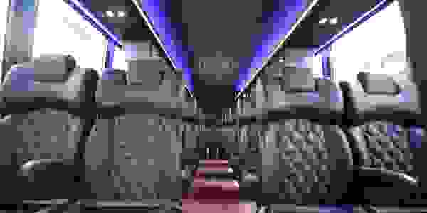 Chicago Private Coach Bus Interior
