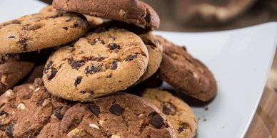 Plate of cookies