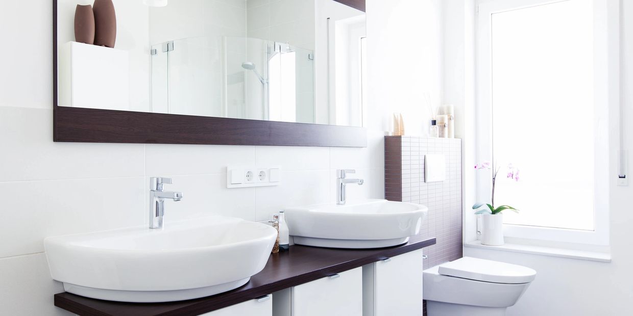 Remodeled Bathroom Vanity.