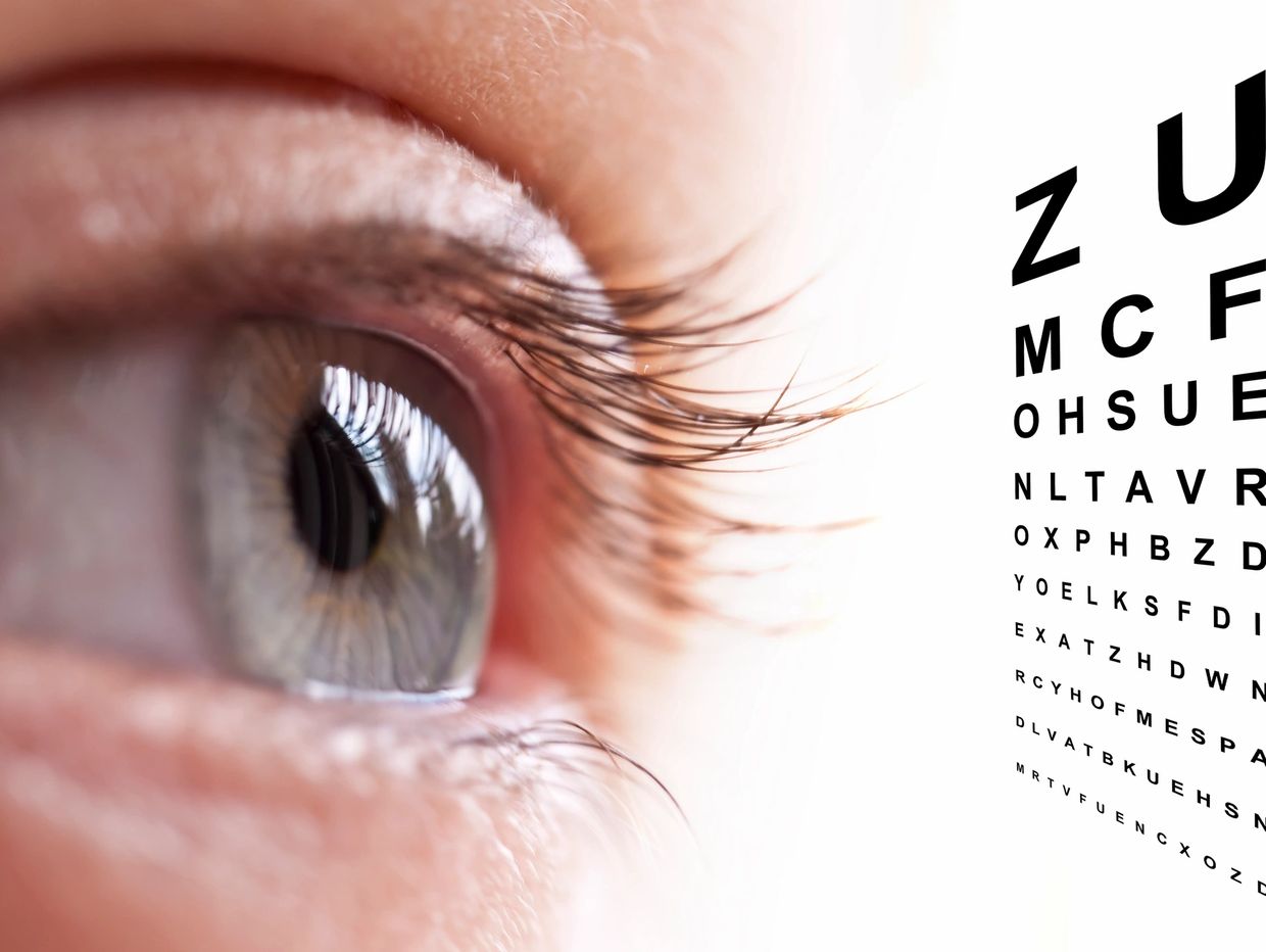 Extremely  low intensity current is introduced through the outer rim of the eye socket non invasivel