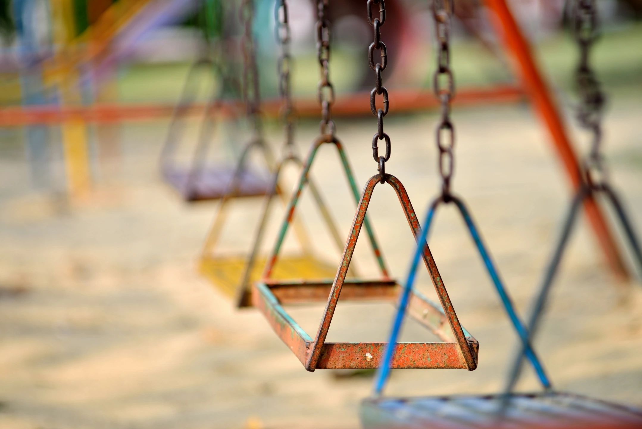 swings, playground, sand, kids, school, park