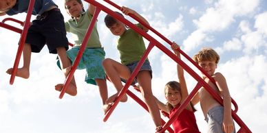 Children Playing Outside