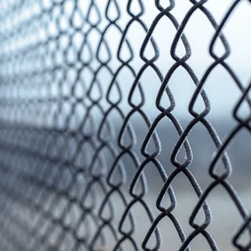 Close up image of chain link