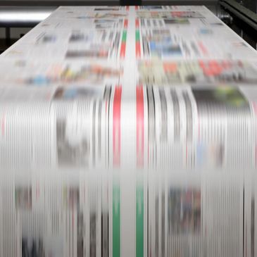 News Print, Offset Press, Information, Colour, Speed